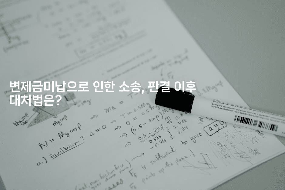 변제금미납으로 인한 소송, 판결 이후 대처법은?-셀러뷰