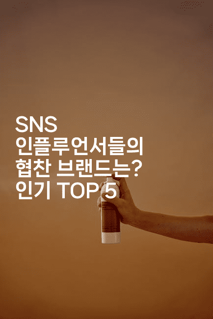 SNS 인플루언서들의 협찬 브랜드는? 인기 TOP 52-셀러뷰