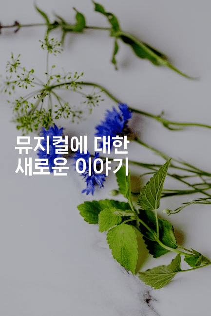 뮤지컬에 대한 새로운 이야기