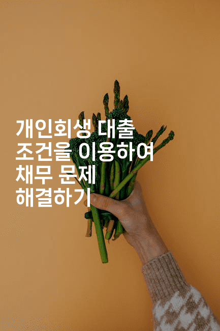 개인회생 대출 조건을 이용하여 채무 문제 해결하기-셀러뷰