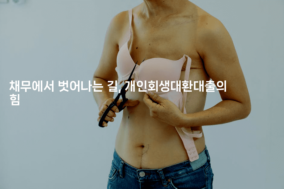 채무에서 벗어나는 길, 개인회생대환대출의 힘-셀러뷰